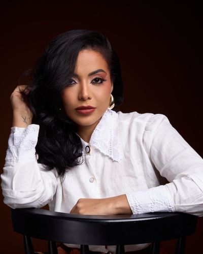 Vanessa Barreto em ação no salão